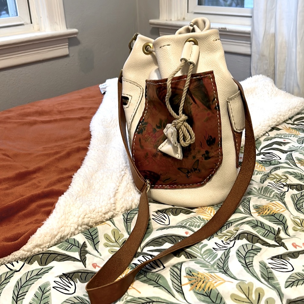 Leather crossbody